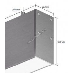 Подвесной алюминиевый профиль для светодиодных лент LD profile – 51